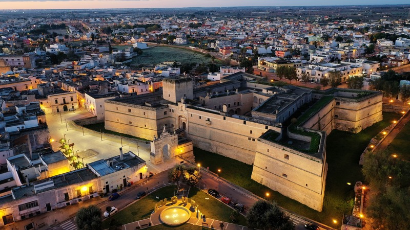 Copertino vista panormica dall'alto