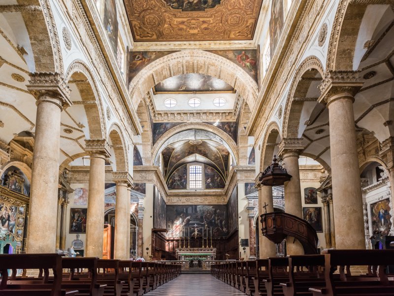 Interno Cattedrale di Gallipoli