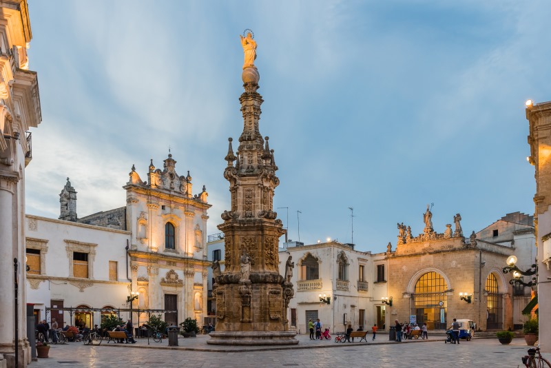 Piazza Salandra a Nardò