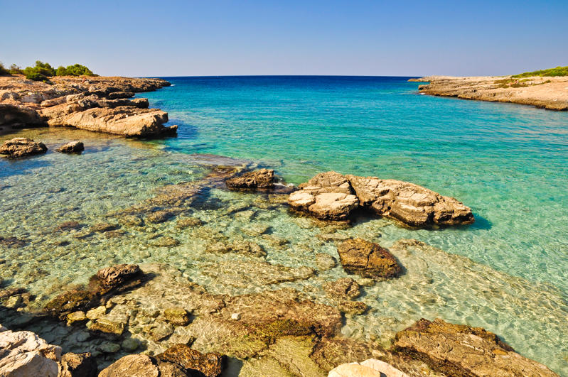 La splendida baia di Porto Selvaggio 