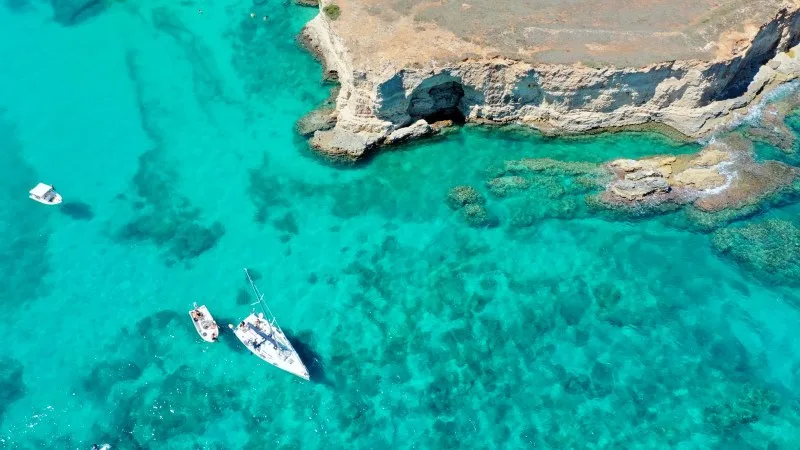 Baia del Mulino d'Acqua a Otranto